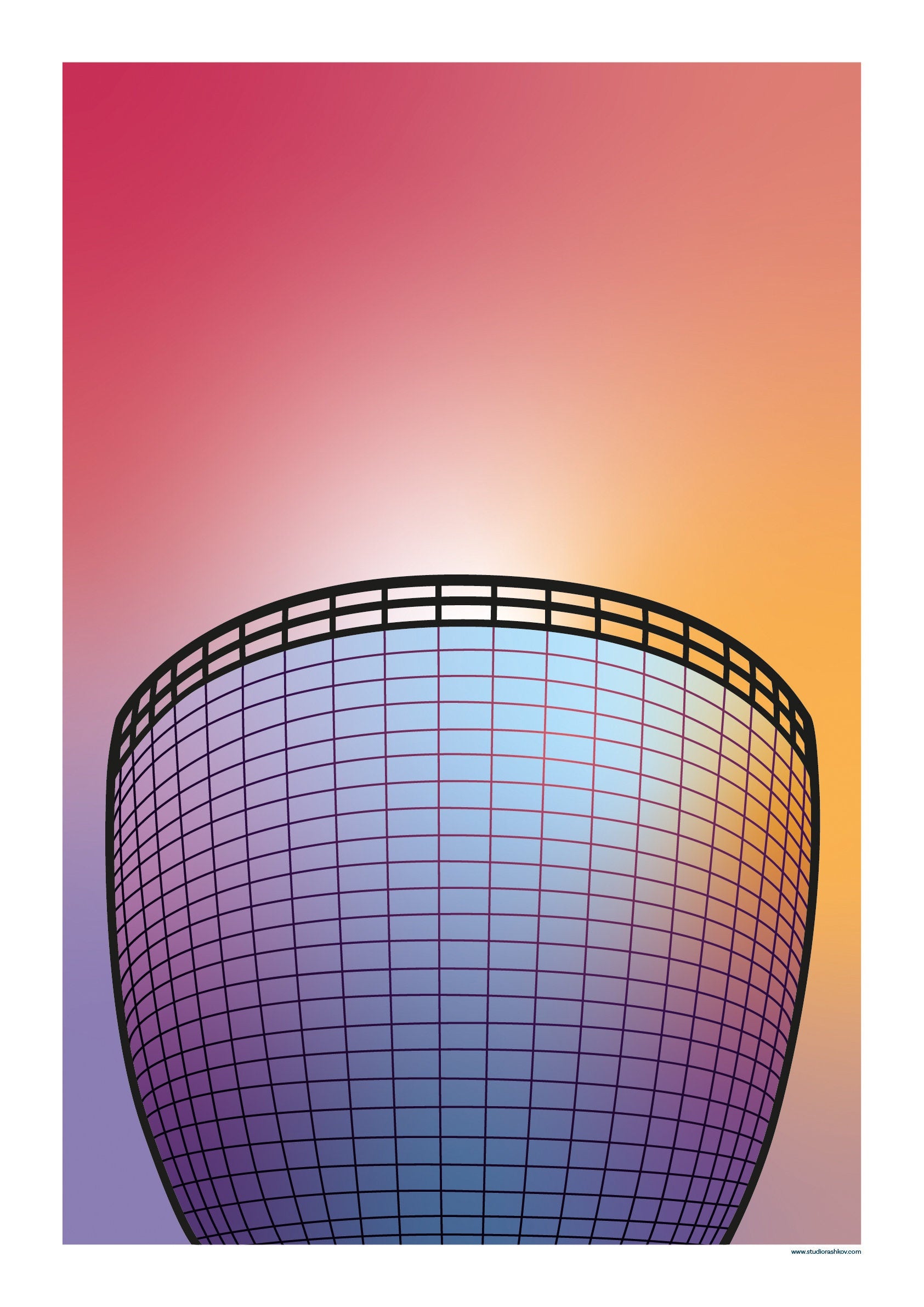 Set artprints 'Radiant Gradient | Centraal Station | De Pot | De Markthal'