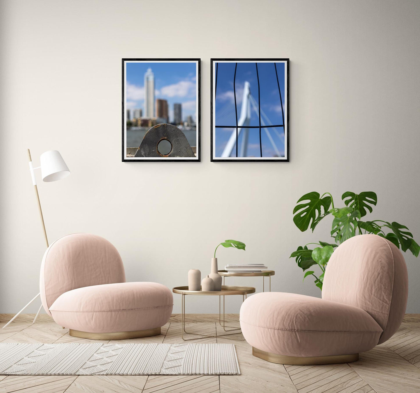 Artprint 'Rotterdam Out of Focus | Zalmhaventoren''